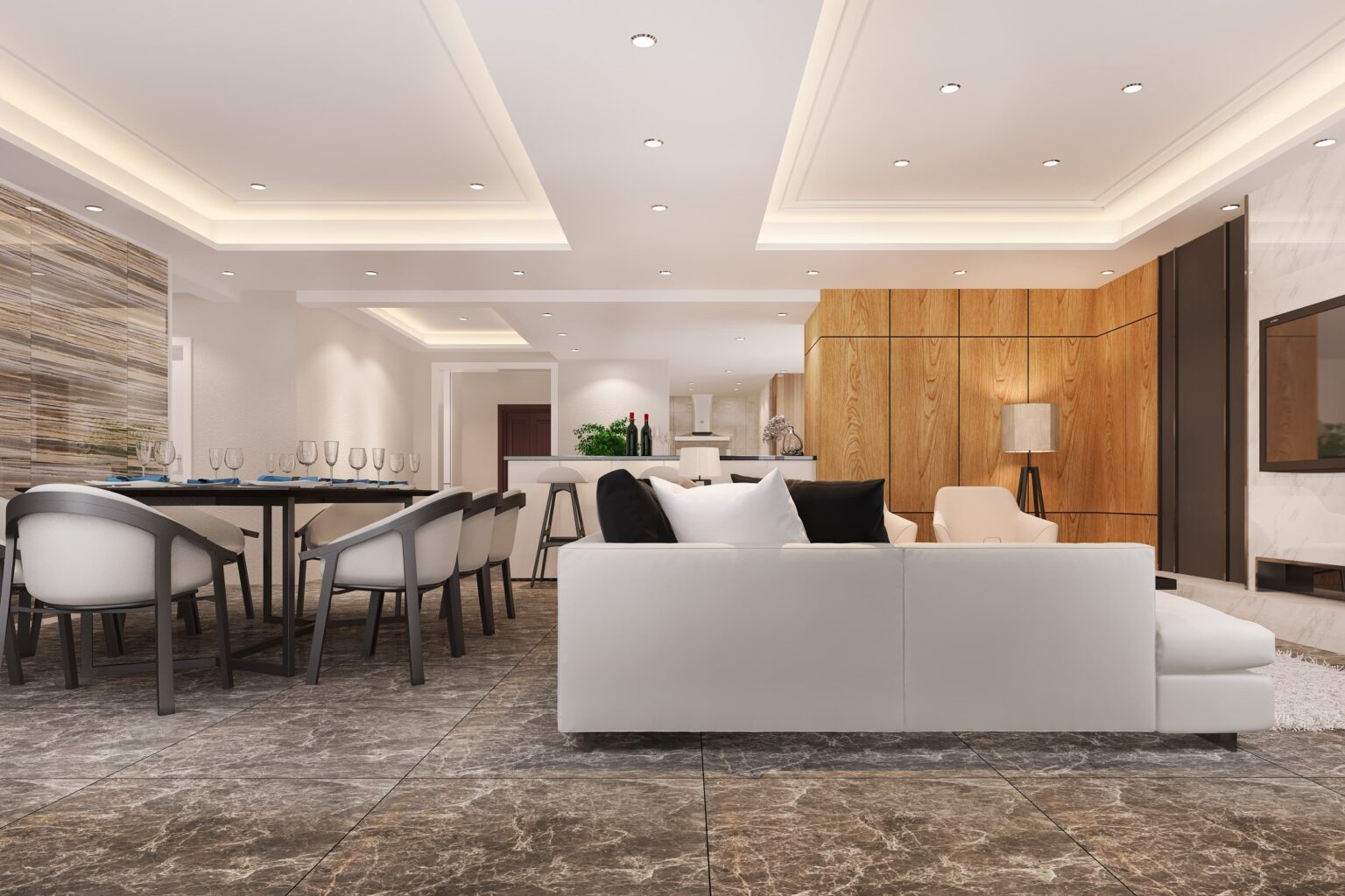 Comedor amplio Proyectos Utopic - Reformas
